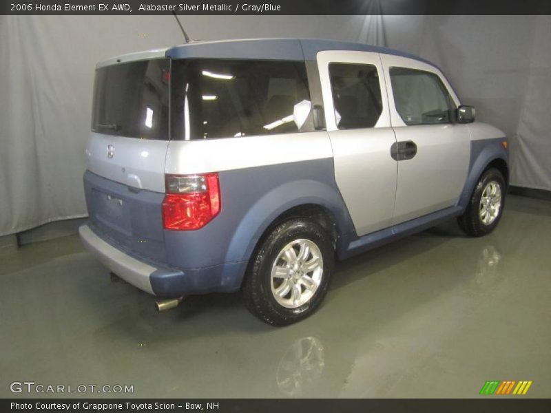 Alabaster Silver Metallic / Gray/Blue 2006 Honda Element EX AWD