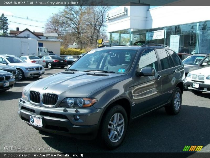 Stratus Grey Metallic / Black 2006 BMW X5 3.0i