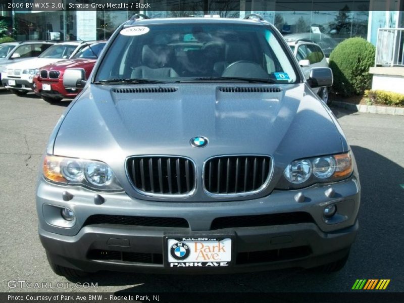 Stratus Grey Metallic / Black 2006 BMW X5 3.0i