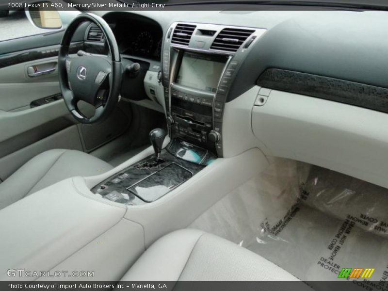 Mercury Silver Metallic / Light Gray 2008 Lexus LS 460