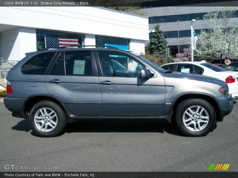 Stratus Grey Metallic / Black 2006 BMW X5 3.0i