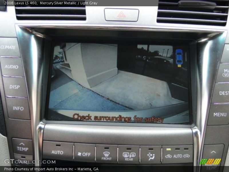 Mercury Silver Metallic / Light Gray 2008 Lexus LS 460
