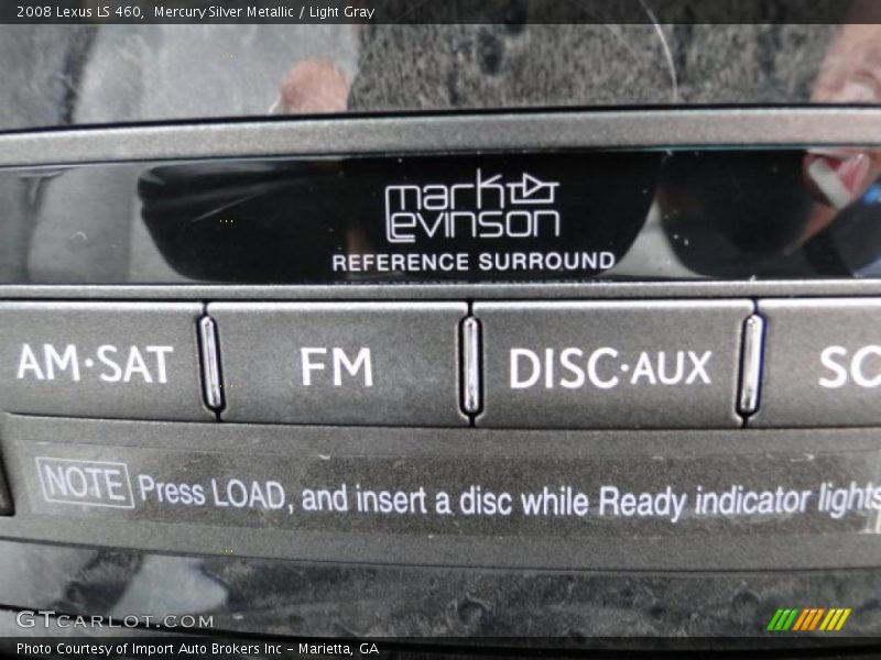 Mercury Silver Metallic / Light Gray 2008 Lexus LS 460