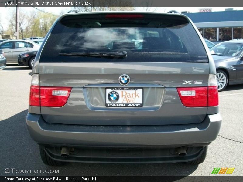 Stratus Grey Metallic / Black 2006 BMW X5 3.0i