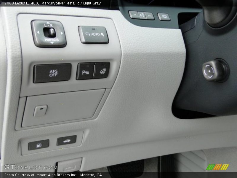 Mercury Silver Metallic / Light Gray 2008 Lexus LS 460