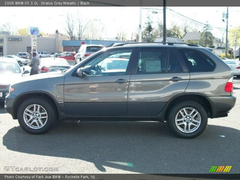 Stratus Grey Metallic / Black 2006 BMW X5 3.0i