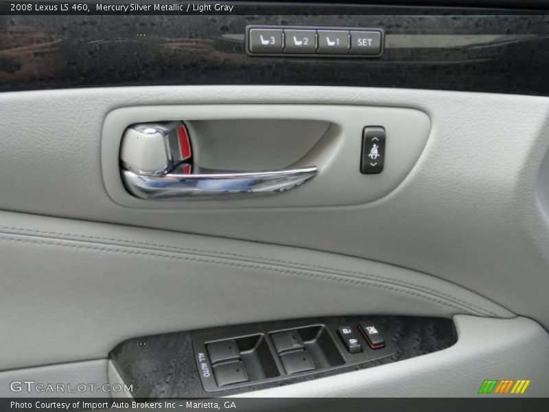Mercury Silver Metallic / Light Gray 2008 Lexus LS 460