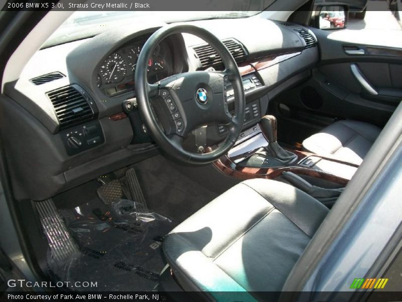 Stratus Grey Metallic / Black 2006 BMW X5 3.0i