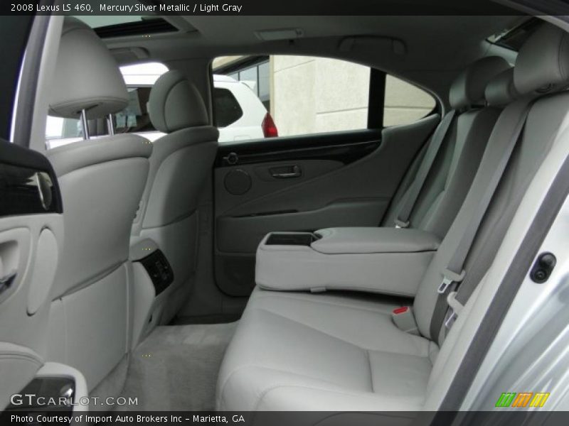 Mercury Silver Metallic / Light Gray 2008 Lexus LS 460