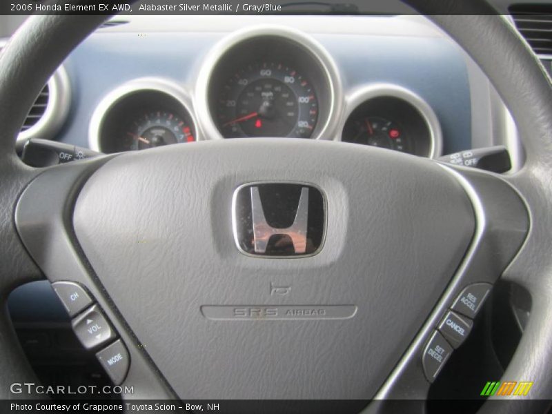 Alabaster Silver Metallic / Gray/Blue 2006 Honda Element EX AWD