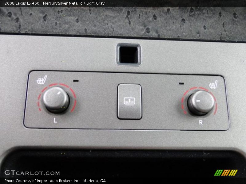Mercury Silver Metallic / Light Gray 2008 Lexus LS 460