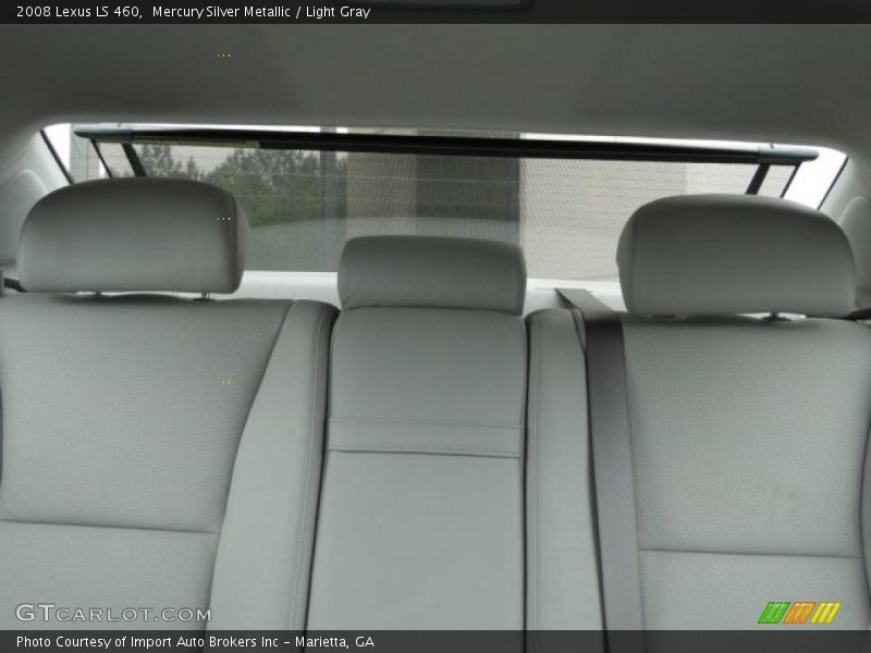 Mercury Silver Metallic / Light Gray 2008 Lexus LS 460
