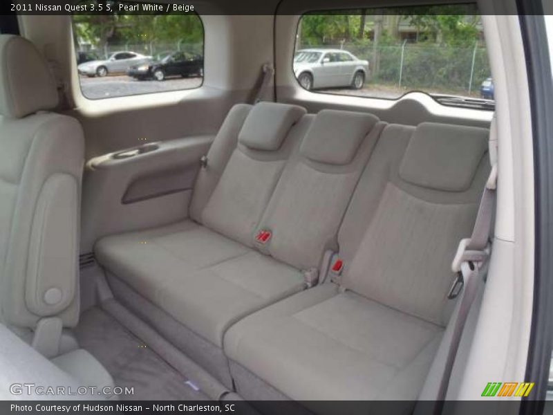 Pearl White / Beige 2011 Nissan Quest 3.5 S