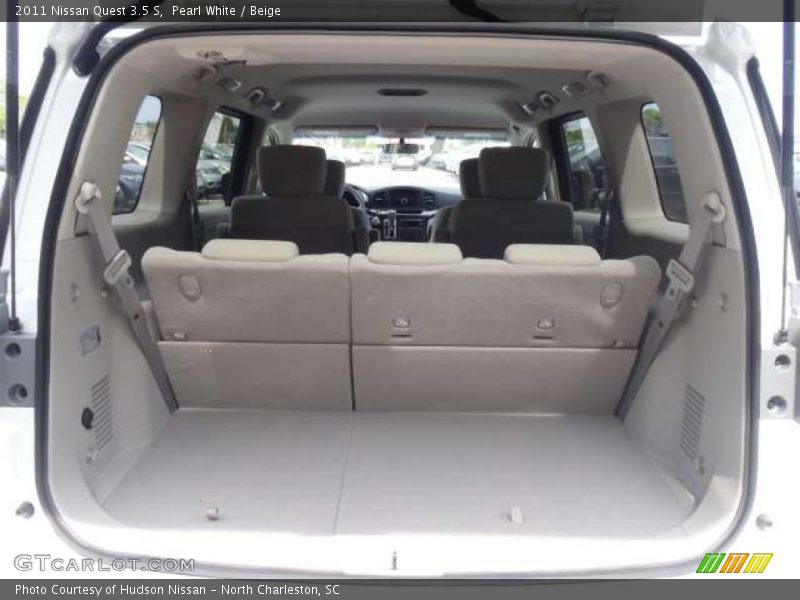 Pearl White / Beige 2011 Nissan Quest 3.5 S