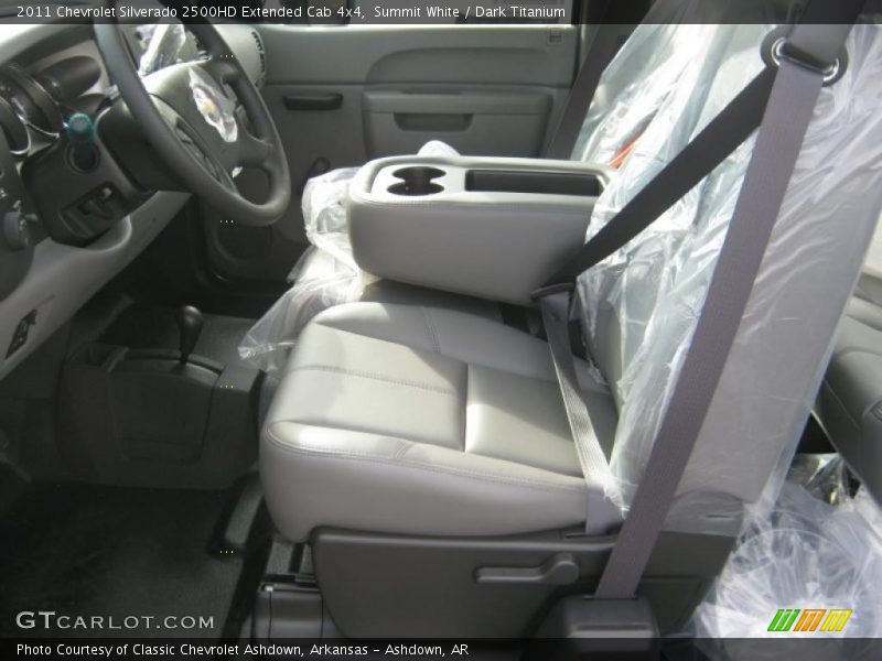 Summit White / Dark Titanium 2011 Chevrolet Silverado 2500HD Extended Cab 4x4
