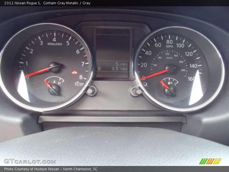 Gotham Gray Metallic / Gray 2011 Nissan Rogue S