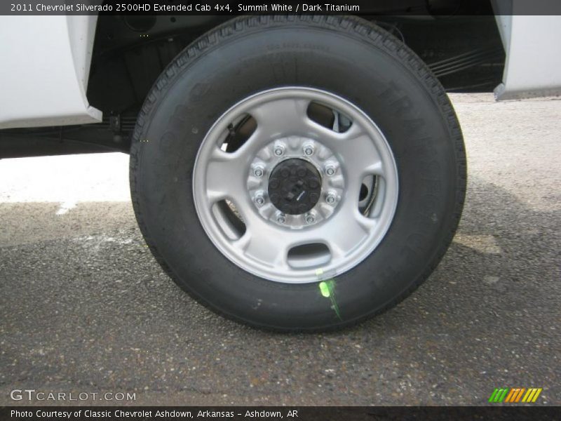 Summit White / Dark Titanium 2011 Chevrolet Silverado 2500HD Extended Cab 4x4