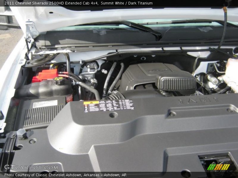 Summit White / Dark Titanium 2011 Chevrolet Silverado 2500HD Extended Cab 4x4
