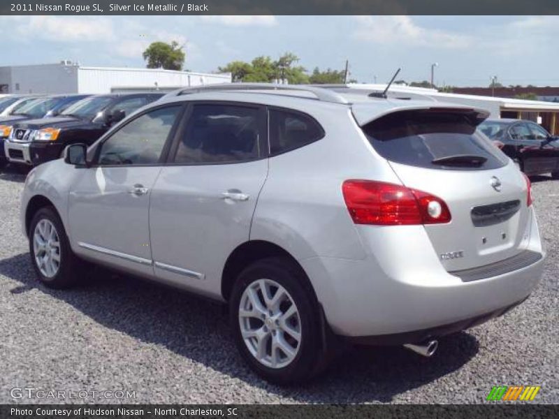 Silver Ice Metallic / Black 2011 Nissan Rogue SL