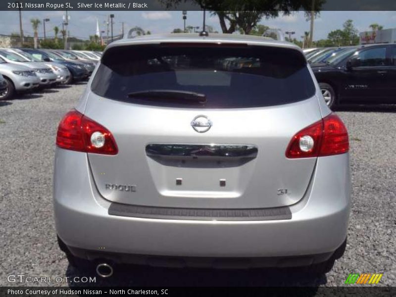 Silver Ice Metallic / Black 2011 Nissan Rogue SL