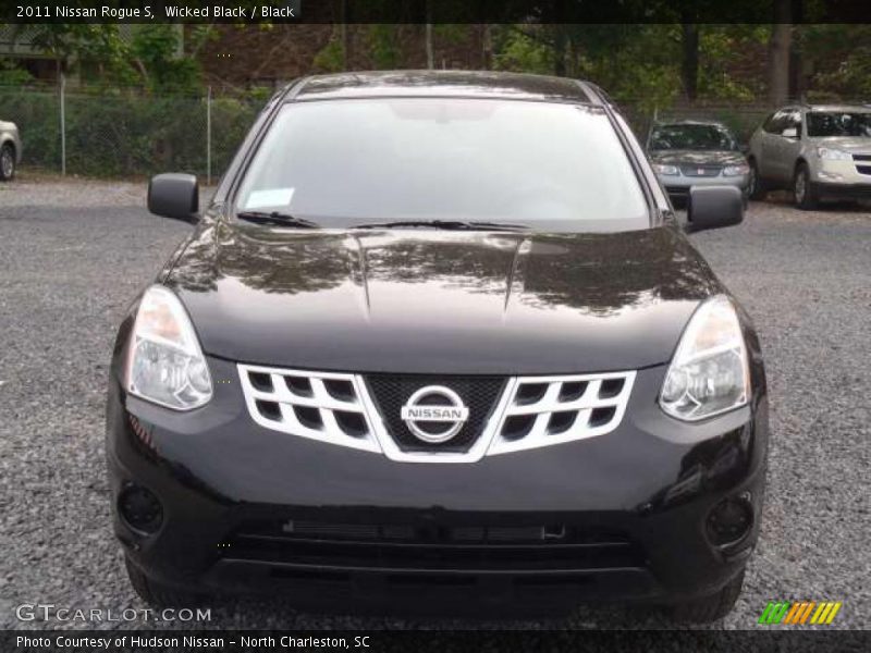 Wicked Black / Black 2011 Nissan Rogue S