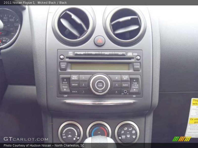 Wicked Black / Black 2011 Nissan Rogue S
