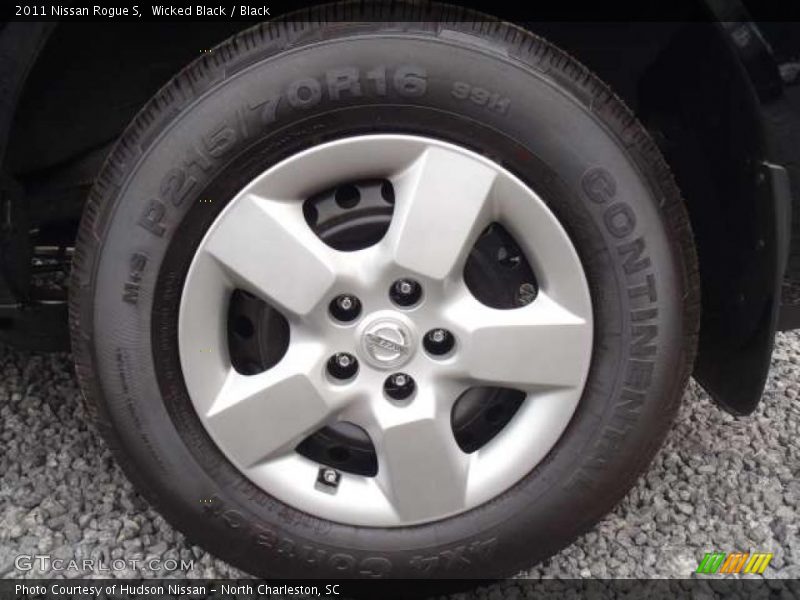 Wicked Black / Black 2011 Nissan Rogue S