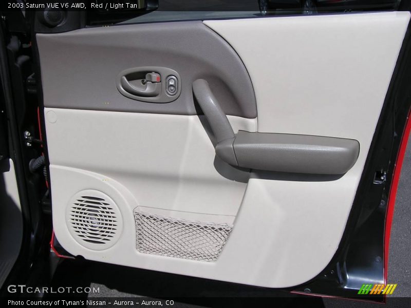 Red / Light Tan 2003 Saturn VUE V6 AWD