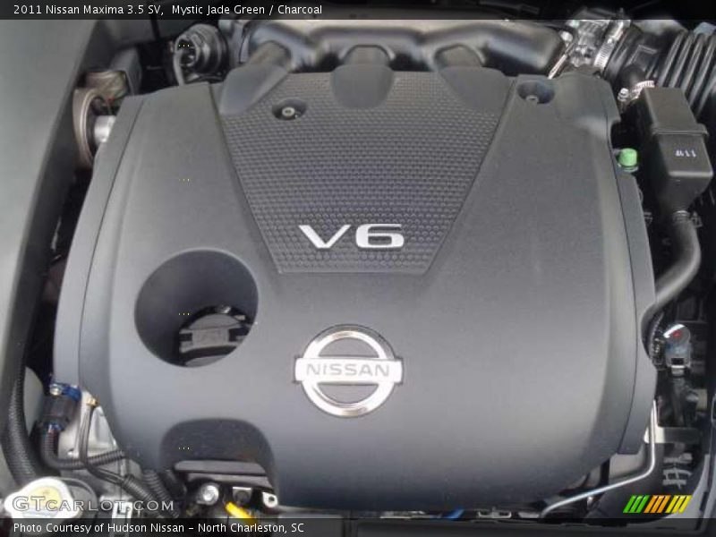 Mystic Jade Green / Charcoal 2011 Nissan Maxima 3.5 SV