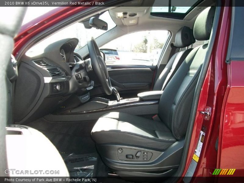 Vermilion Red Metallic / Black 2010 BMW X6 xDrive35i
