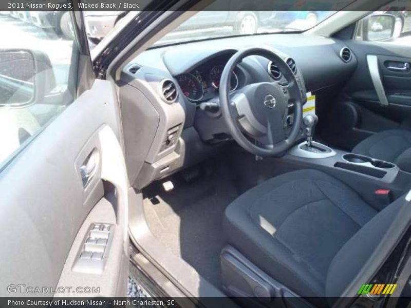 Wicked Black / Black 2011 Nissan Rogue S