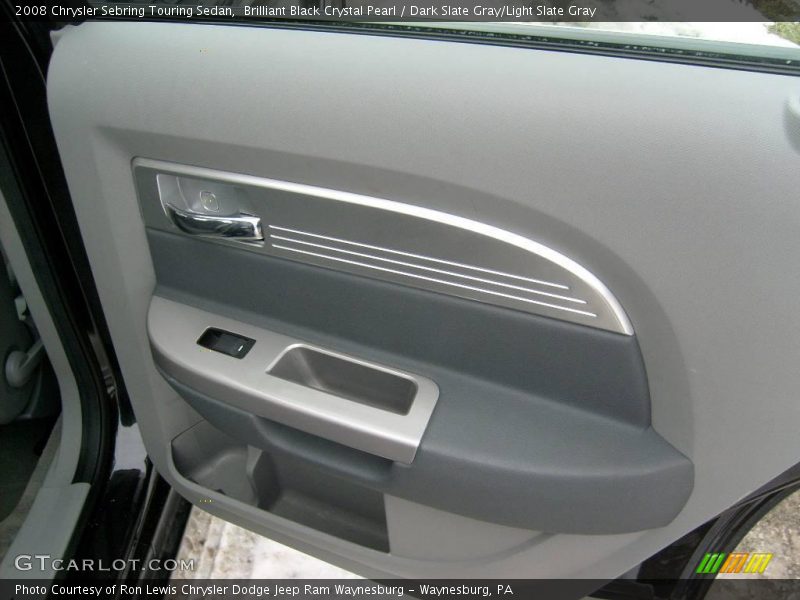 Brilliant Black Crystal Pearl / Dark Slate Gray/Light Slate Gray 2008 Chrysler Sebring Touring Sedan