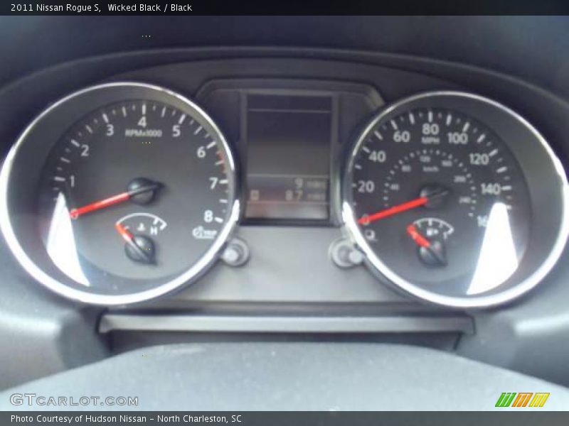 Wicked Black / Black 2011 Nissan Rogue S