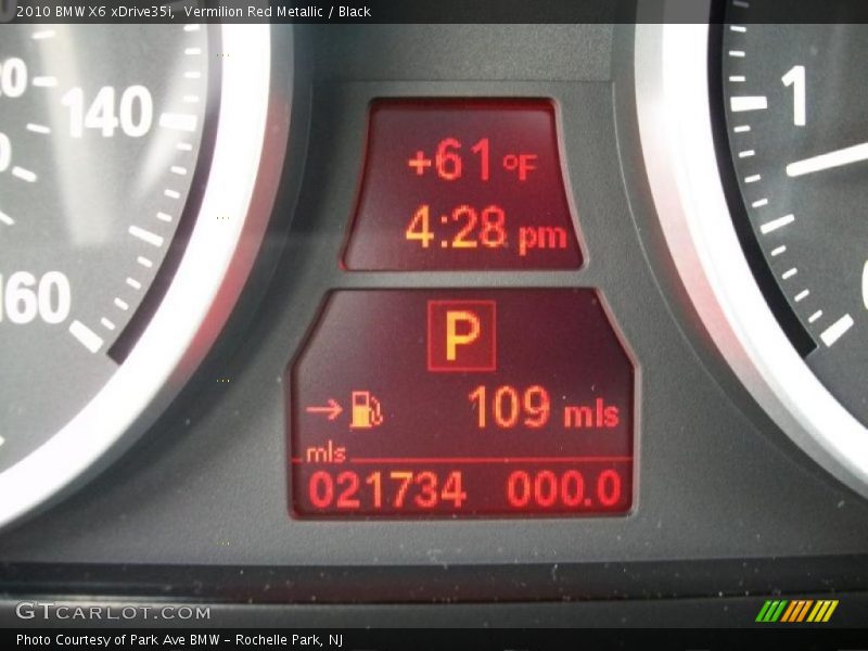 Vermilion Red Metallic / Black 2010 BMW X6 xDrive35i
