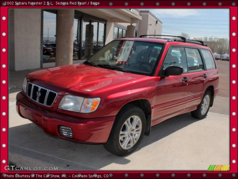 Sedona Red Pearl / Beige 2002 Subaru Forester 2.5 L