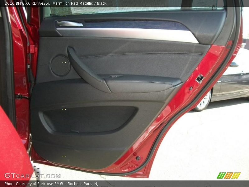 Vermilion Red Metallic / Black 2010 BMW X6 xDrive35i