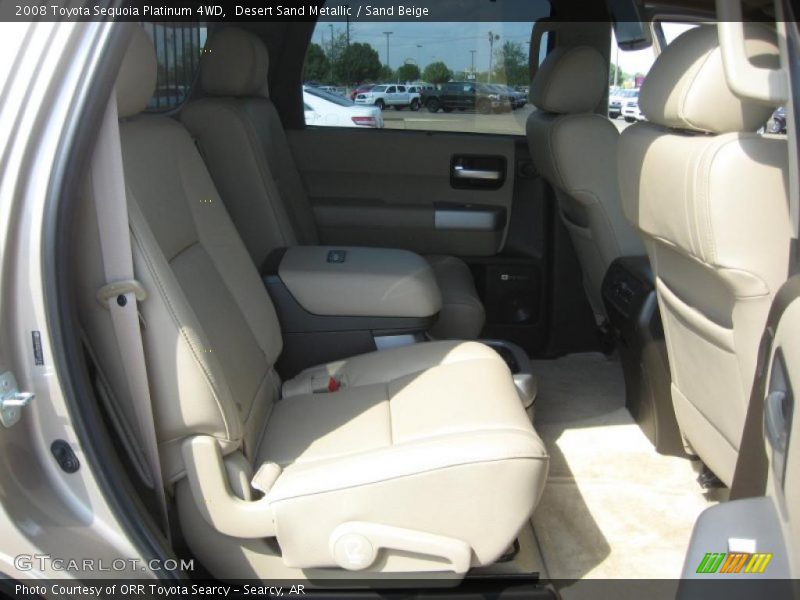 Desert Sand Metallic / Sand Beige 2008 Toyota Sequoia Platinum 4WD