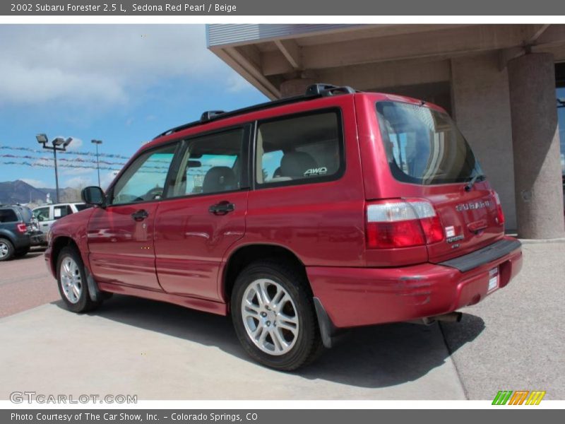 Sedona Red Pearl / Beige 2002 Subaru Forester 2.5 L