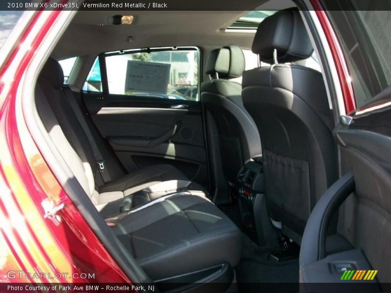 Vermilion Red Metallic / Black 2010 BMW X6 xDrive35i