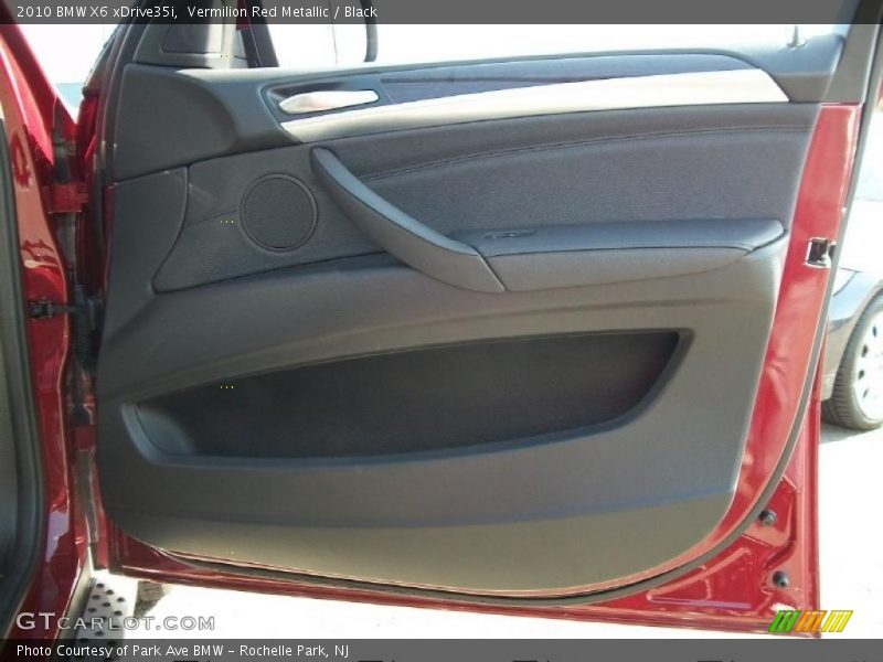 Vermilion Red Metallic / Black 2010 BMW X6 xDrive35i