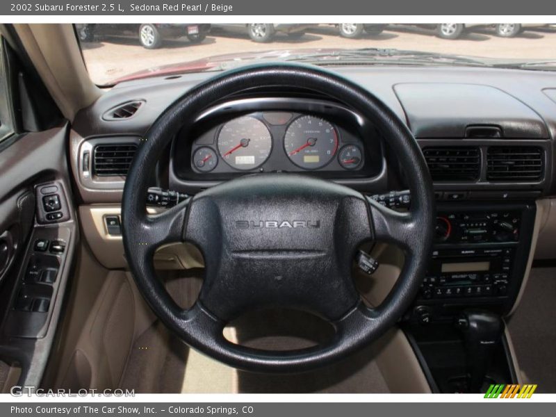 Sedona Red Pearl / Beige 2002 Subaru Forester 2.5 L