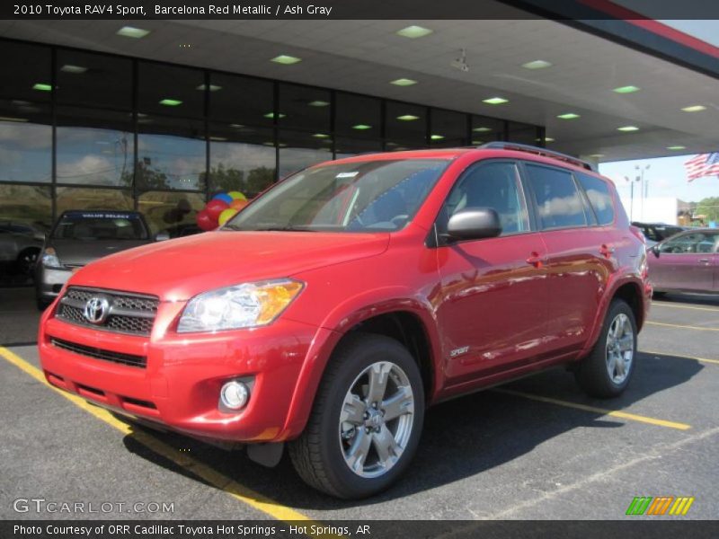 Barcelona Red Metallic / Ash Gray 2010 Toyota RAV4 Sport