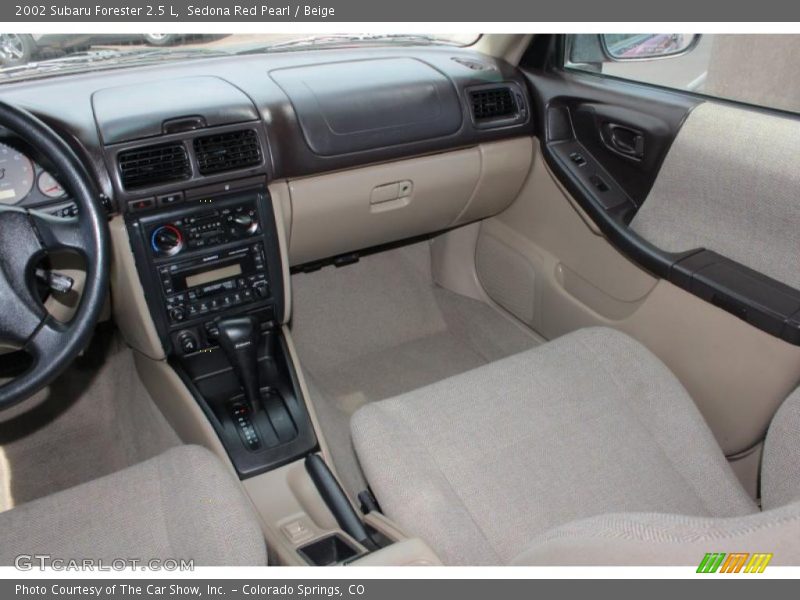 Sedona Red Pearl / Beige 2002 Subaru Forester 2.5 L