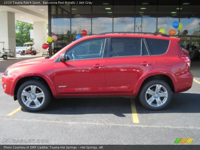 Barcelona Red Metallic / Ash Gray 2010 Toyota RAV4 Sport