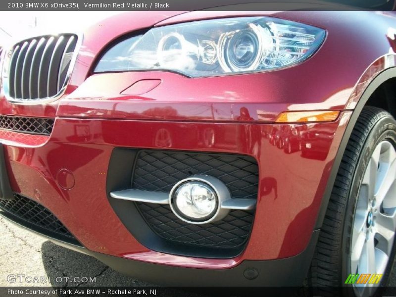 Vermilion Red Metallic / Black 2010 BMW X6 xDrive35i