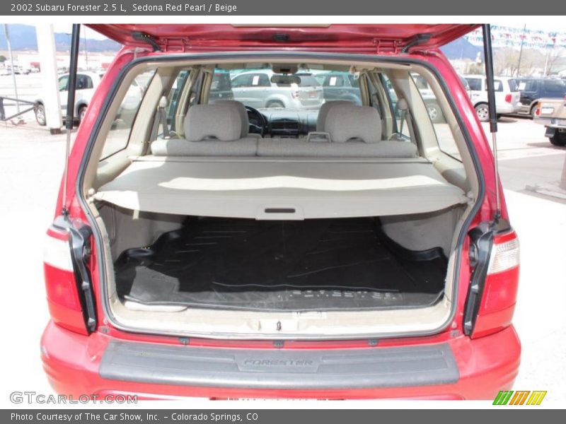 Sedona Red Pearl / Beige 2002 Subaru Forester 2.5 L