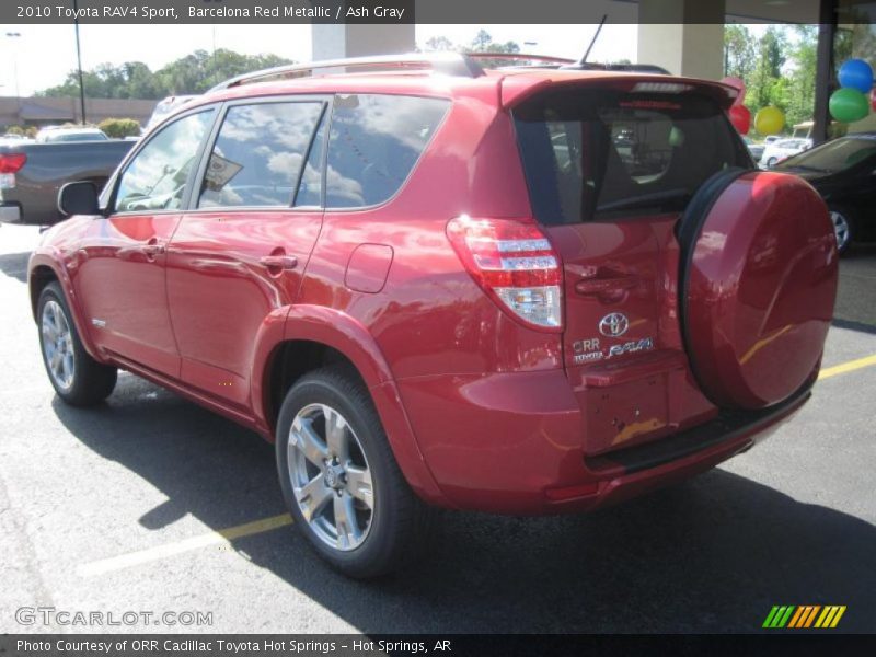 Barcelona Red Metallic / Ash Gray 2010 Toyota RAV4 Sport