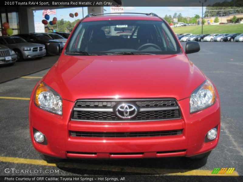 Barcelona Red Metallic / Ash Gray 2010 Toyota RAV4 Sport