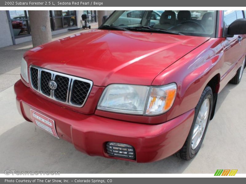 Sedona Red Pearl / Beige 2002 Subaru Forester 2.5 L