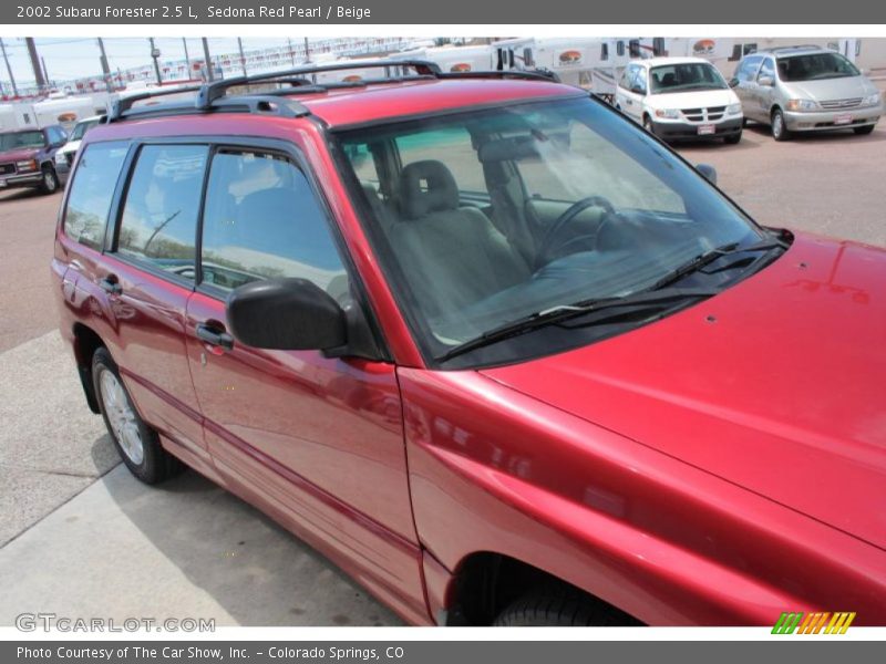 Sedona Red Pearl / Beige 2002 Subaru Forester 2.5 L